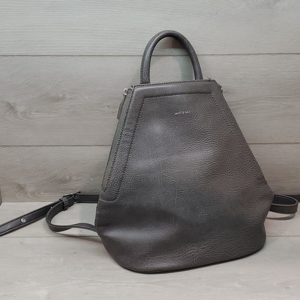 MATT&NAT Womens Leather Backpack Bag
